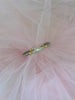 Mother Of Pearl Milanese Mesh Elegante Bangle Bracelet