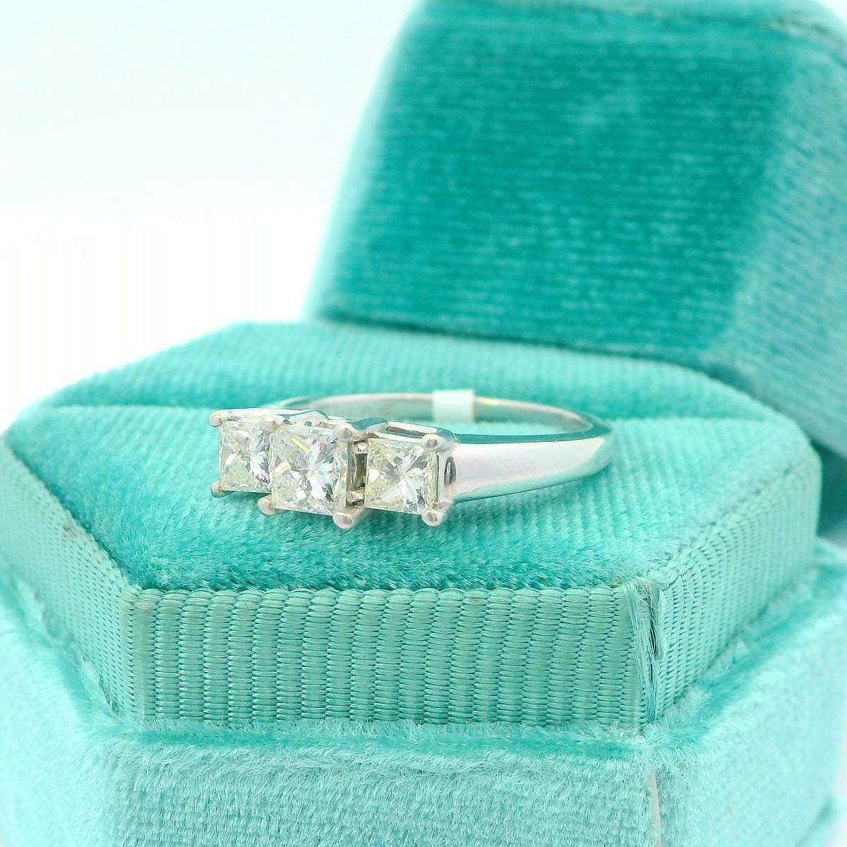 14K Princess Diamond Engagement Ring