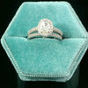 14K Oval Cut Dia Wedding Ring