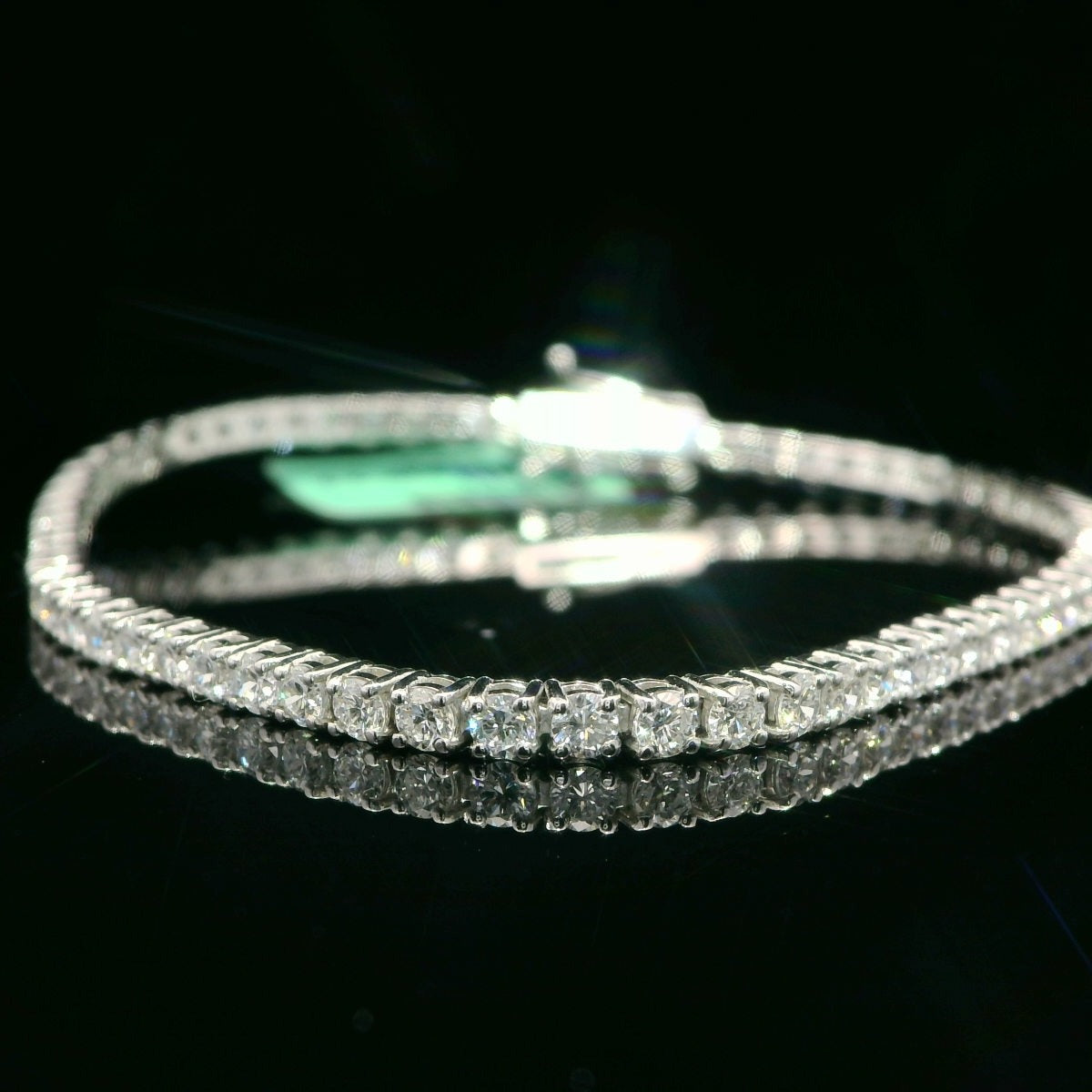 14K 2.25CTW Lab Tennis Bracelet