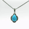 Stainless Steel Turquoise Pendant