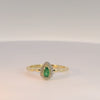 10K Emerald Ring