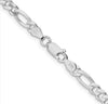 Sterling Silver 4.5mm Figaro Chain