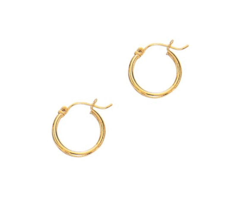 Royal Chain 14K Hoops