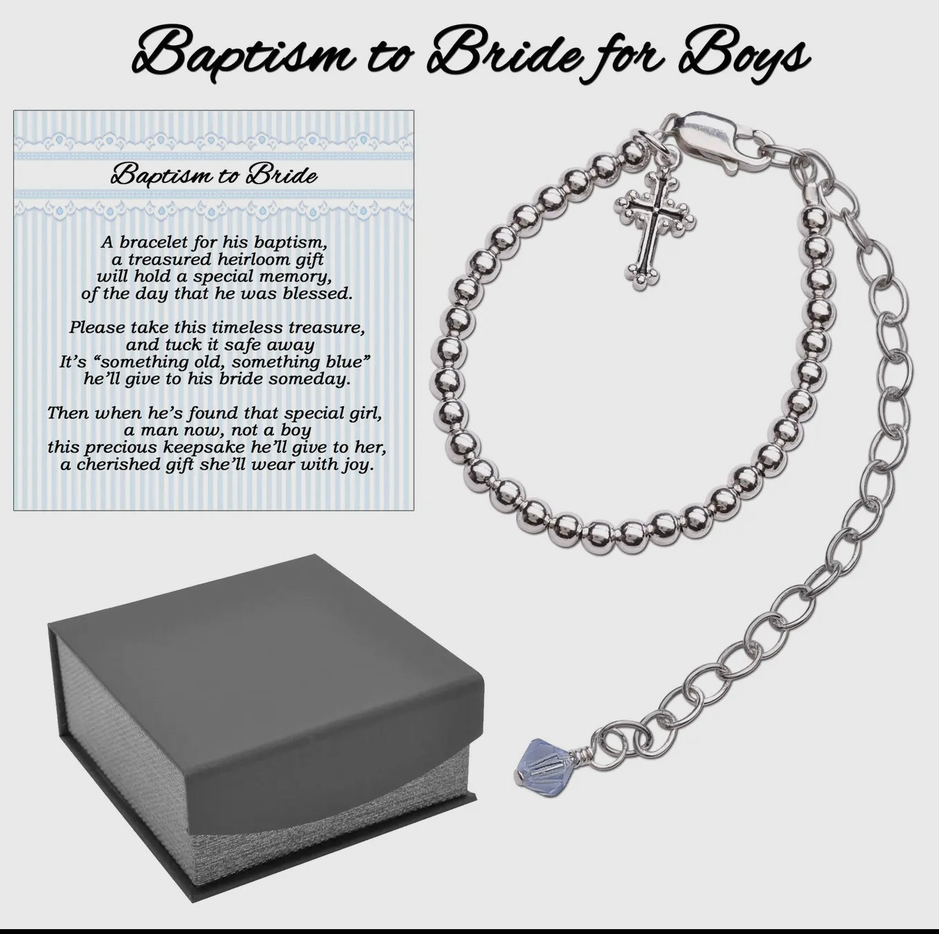 Baby To Groom Boy Bracelet