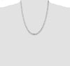 Sterling Silver 4.5mm Figaro Chain