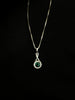 SS Imitation Emerald Necklace
