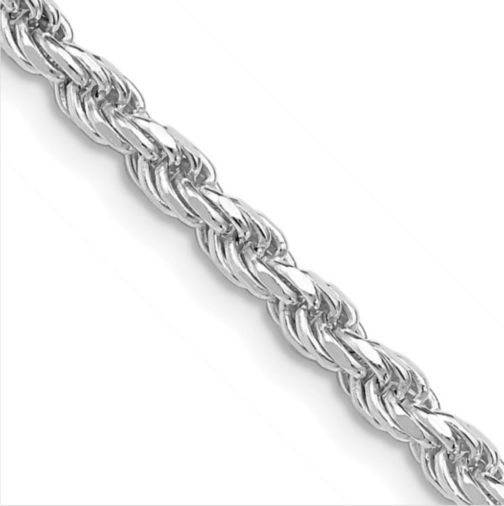 Sterling Silver 3 MM Necklace