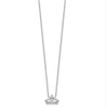 Sterling Silver Crown Necklace