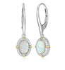 Charles Garnier Sterling Silver Opal Dangles