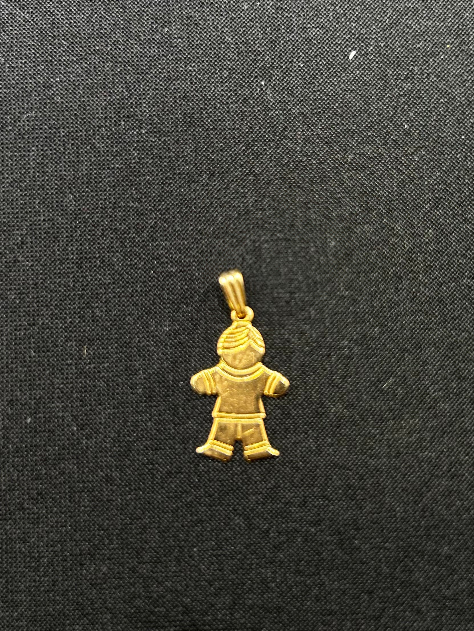 14K Boy Charm