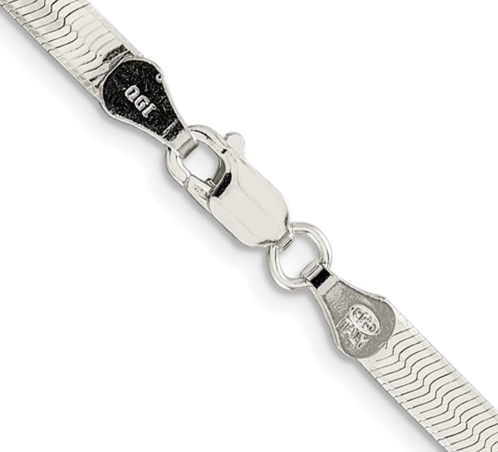 Sterling Silver 4.5mm Magic Herringbone Chain