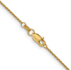 14K 1mm Round Open Link Cable Chain