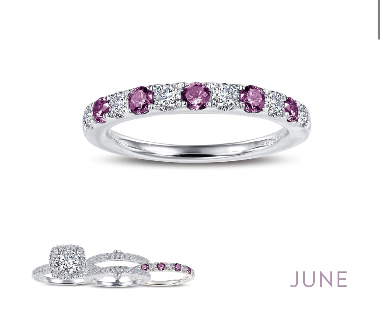 Lafonn Alexandrite Birthstone Band