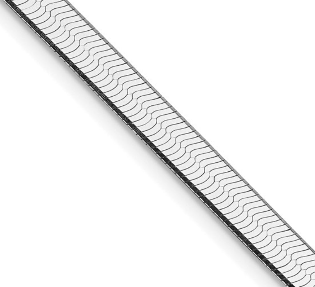 Sterling Silver 4.5mm Magic Herringbone Chain