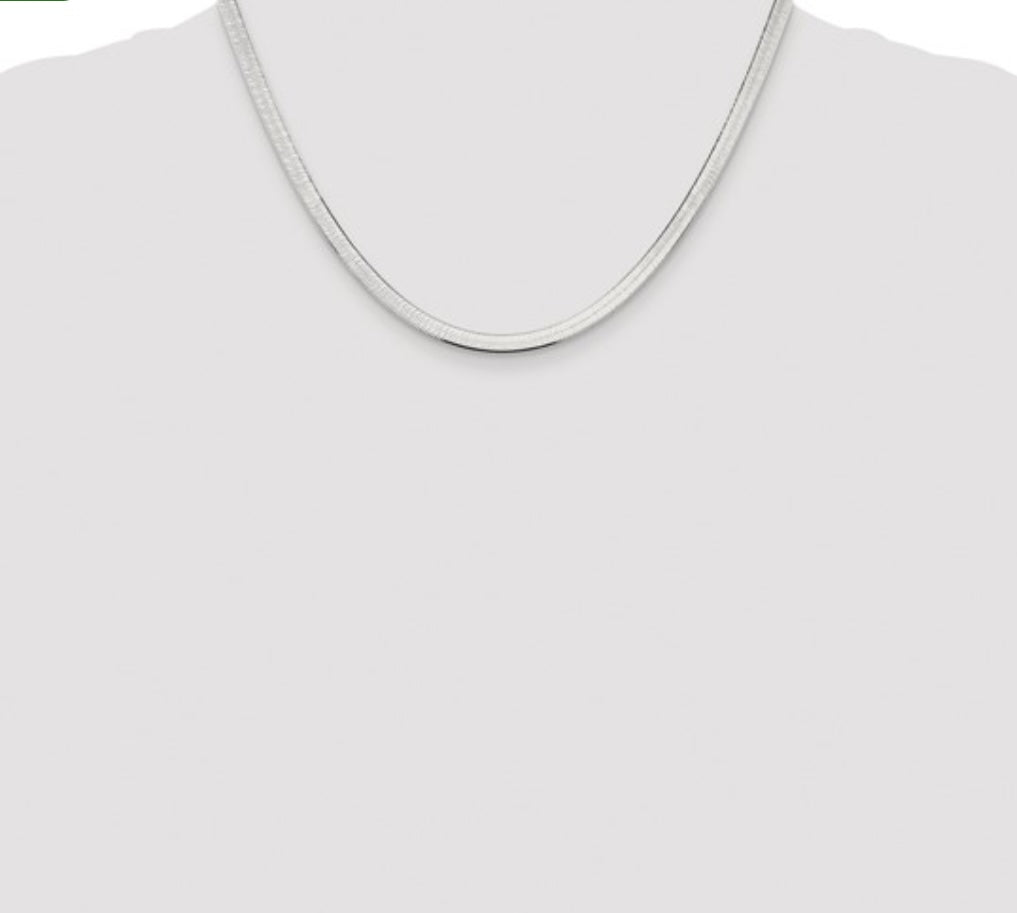 Sterling Silver 4.5mm Magic Herringbone Chain