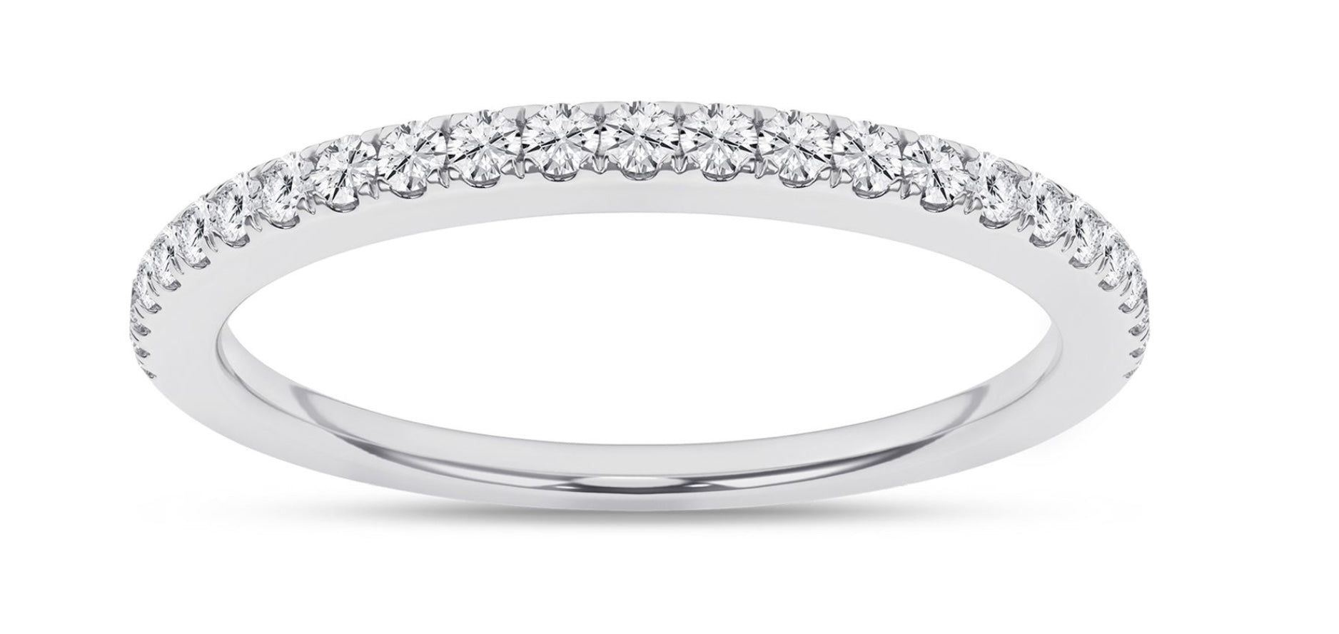 14K 0.15CTW Diamond Wedding Band