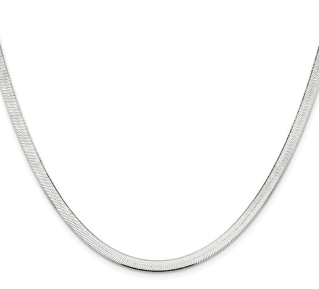 Sterling Silver 4.5mm Magic Herringbone Chain
