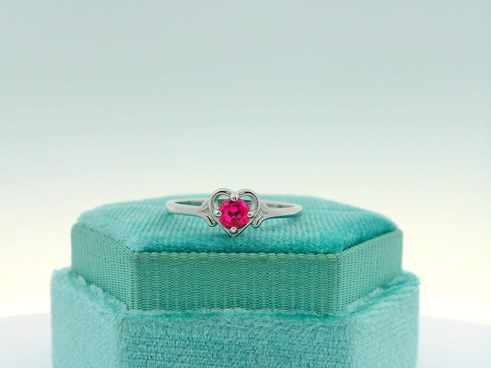 Sterling Silver Kids Birthstone Ring