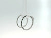 10K Inside And Out Diamond Hoops