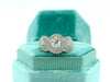 14K Intertwined Halo Bridal Set
