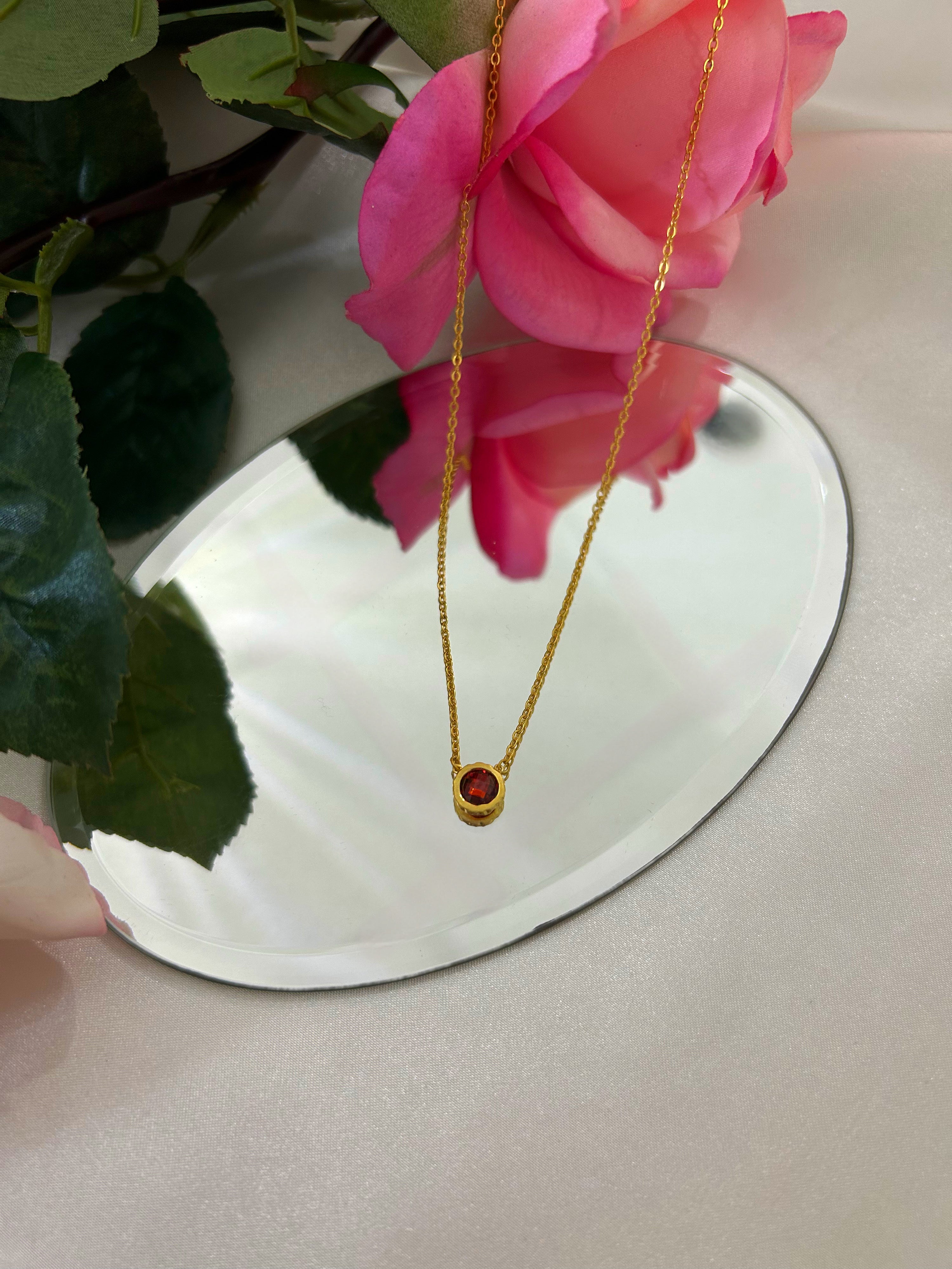 Skōsh January Birthstone Necklace