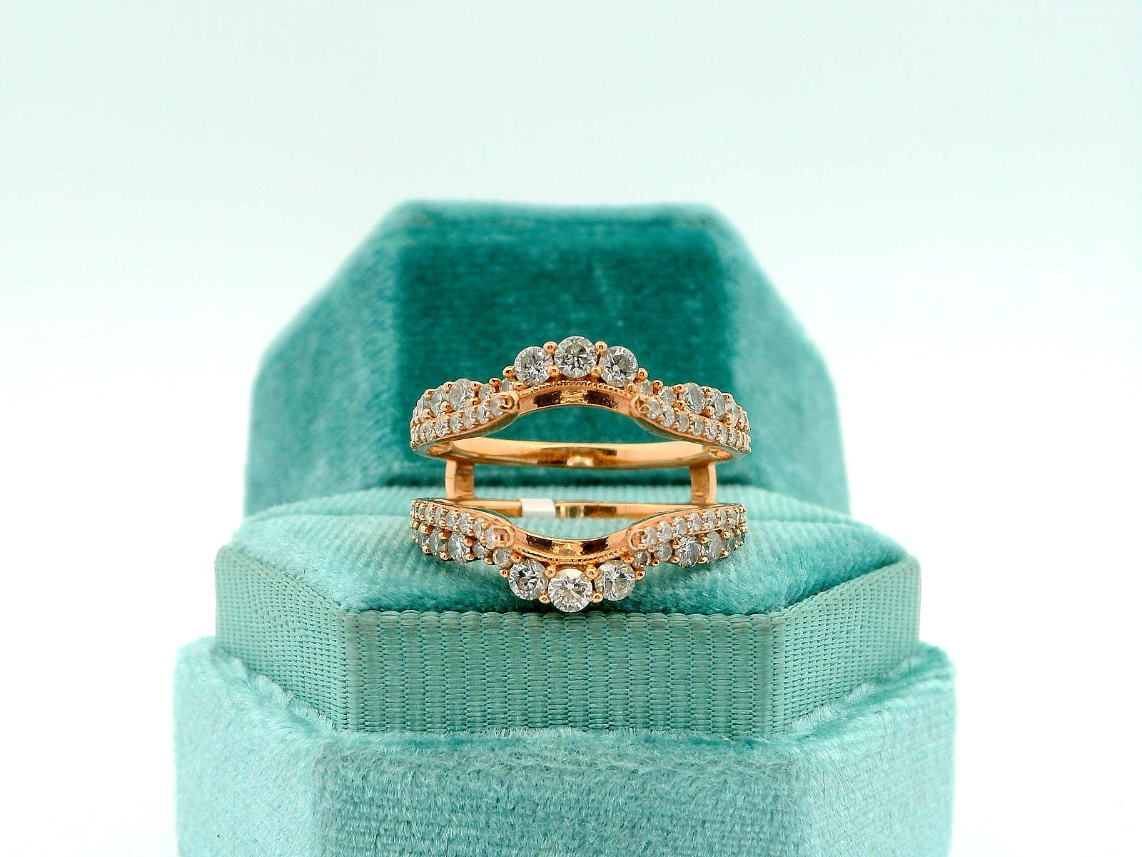 14K Preloved Rose Gold Wedding Set