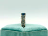 10K Blue Diamond Vintage Engagement Set