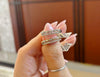 10K Double Stacked Wedding Band