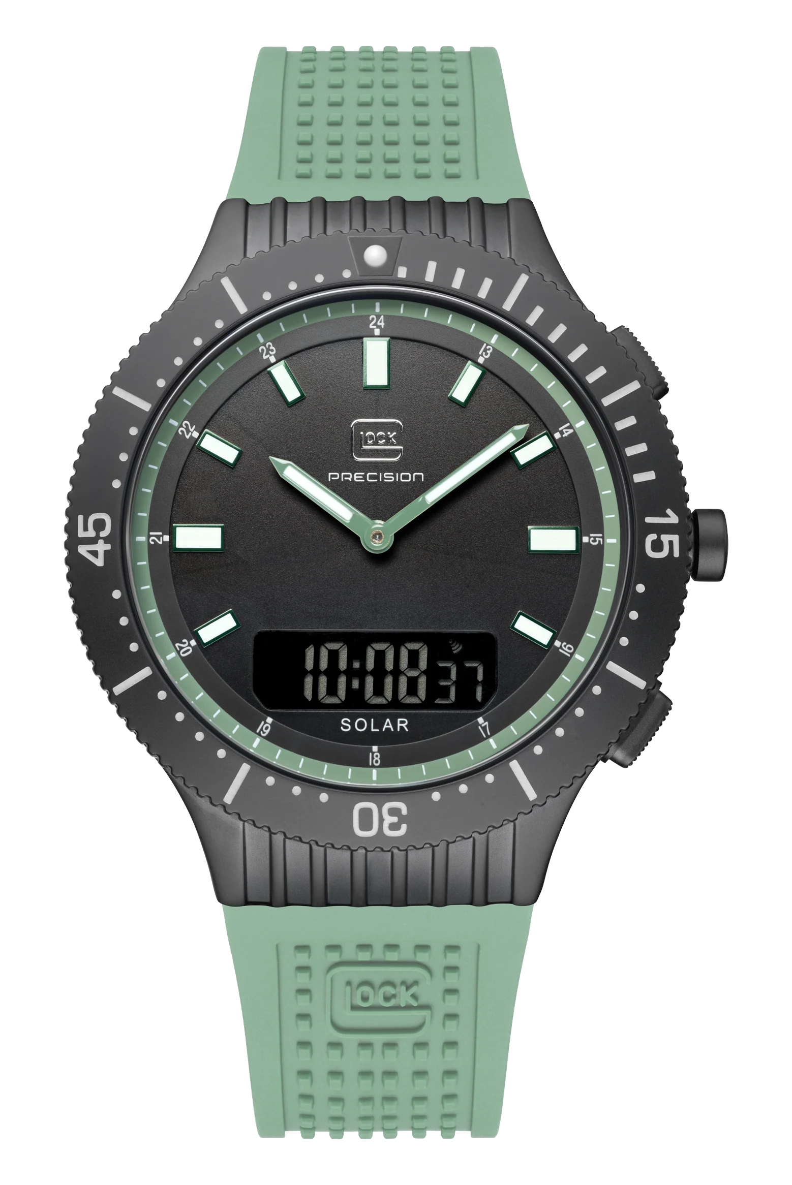 Glock Green Band Watch