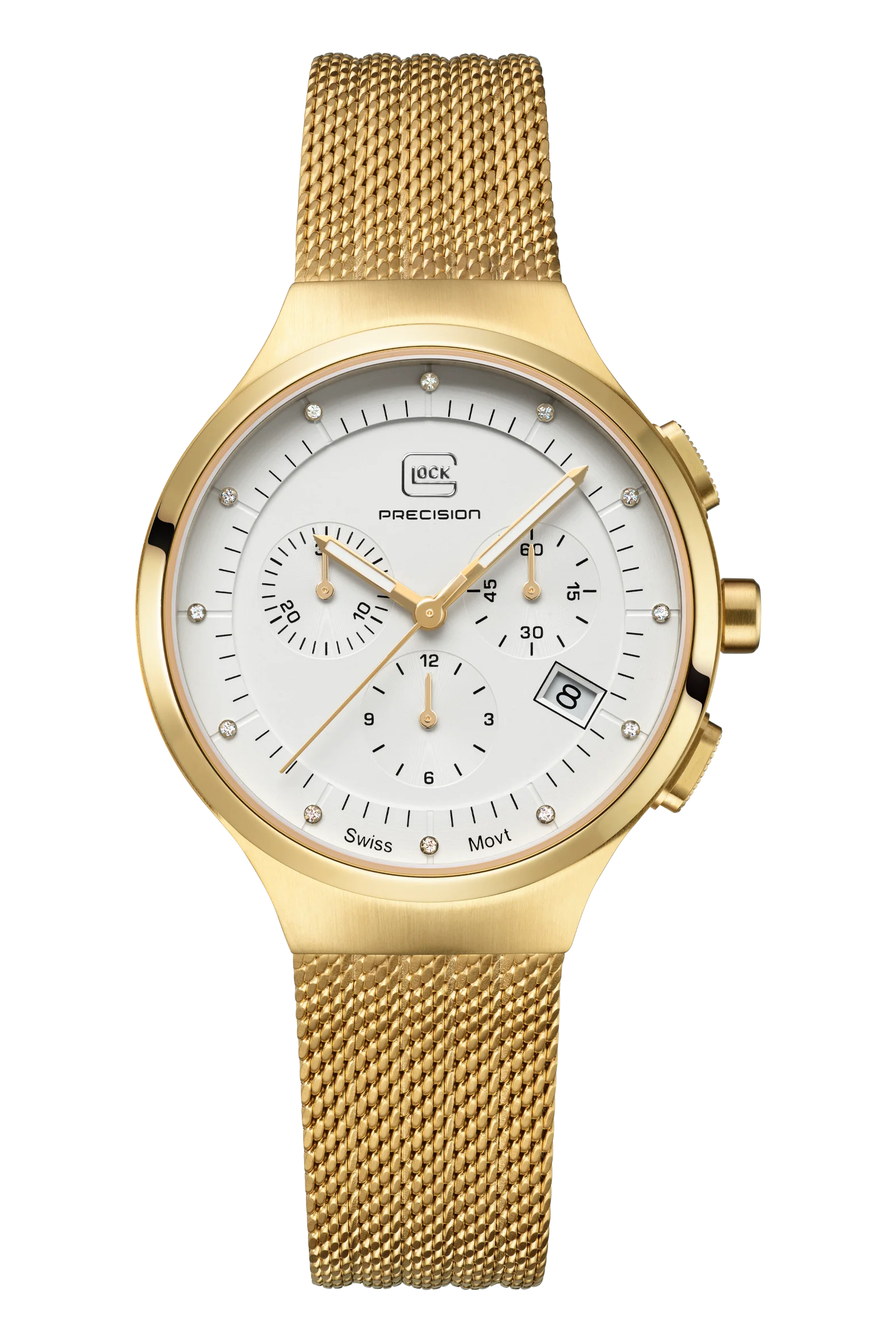 Glock Gold Toned Watch