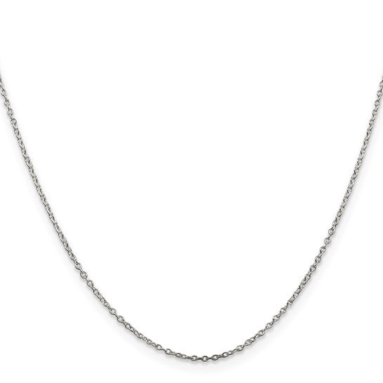 Sterling Silver 1 mm cable chain