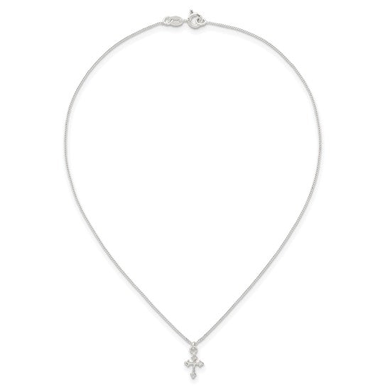 Sterling Silver Children’s Cross Necklace
