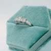 14K Princess Cut Engagement Ring