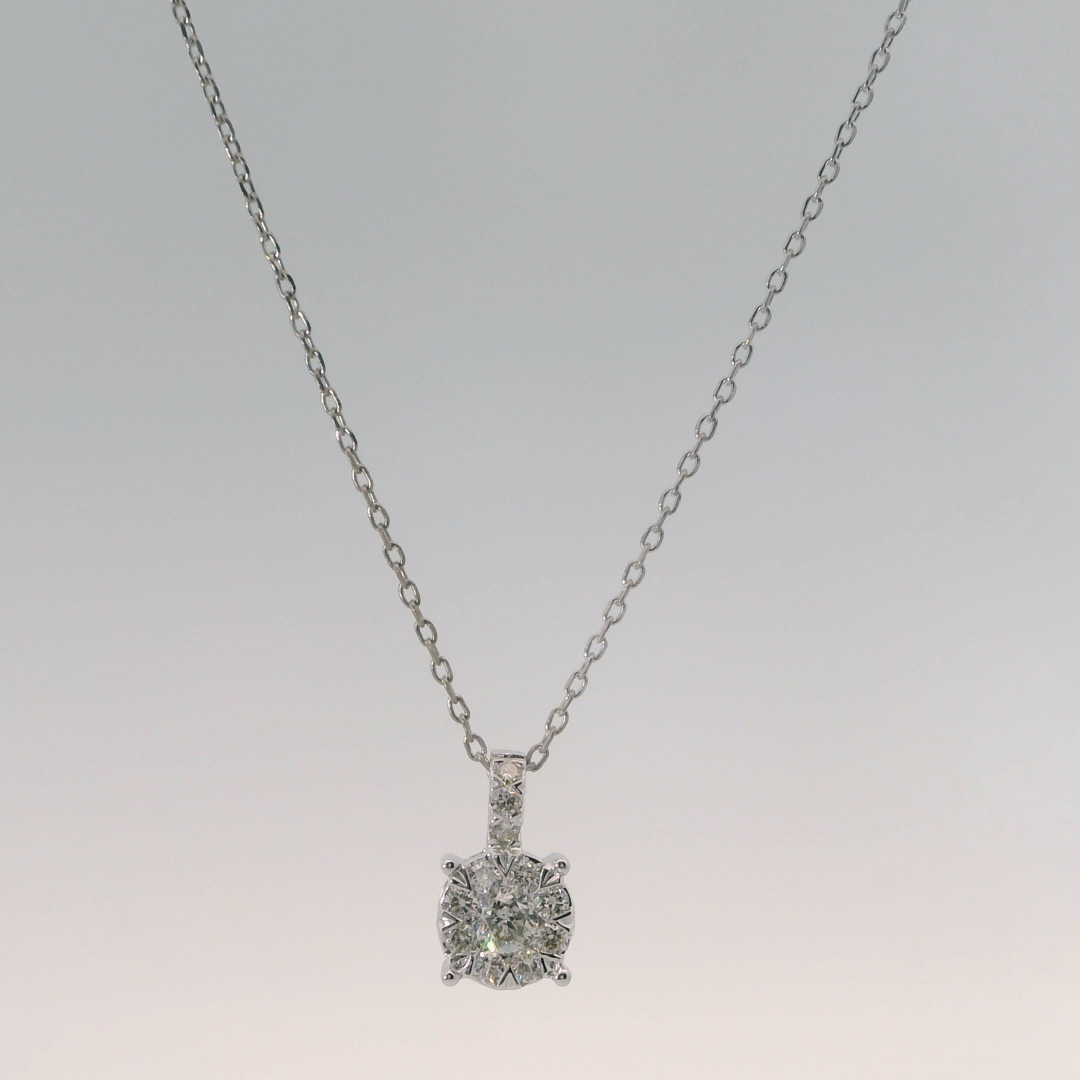 10K 1/4CTW Diamond Necklace