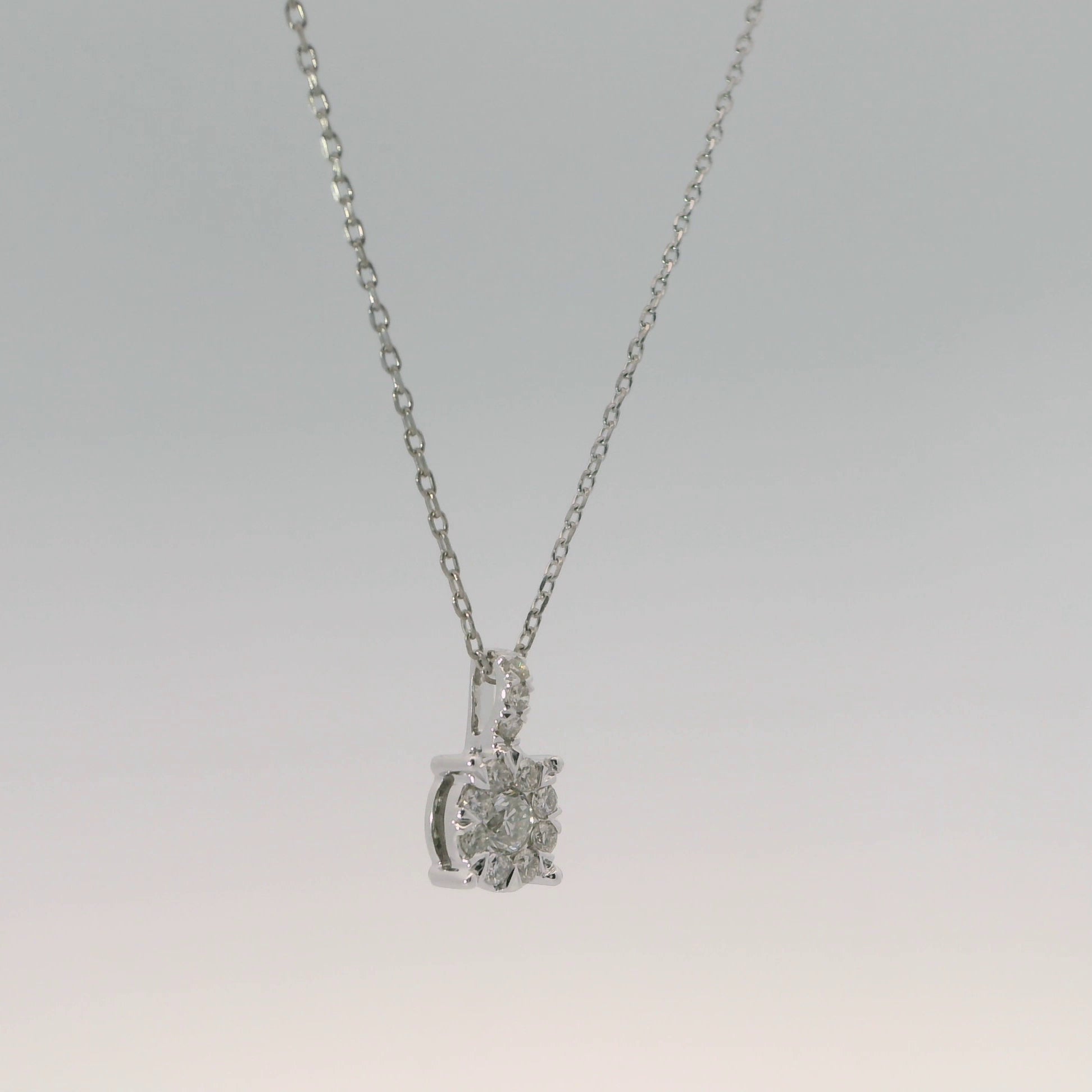 10K 1/4CTW Diamond Necklace