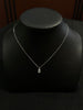 Sterling Silver Pear-Shaped Necklace