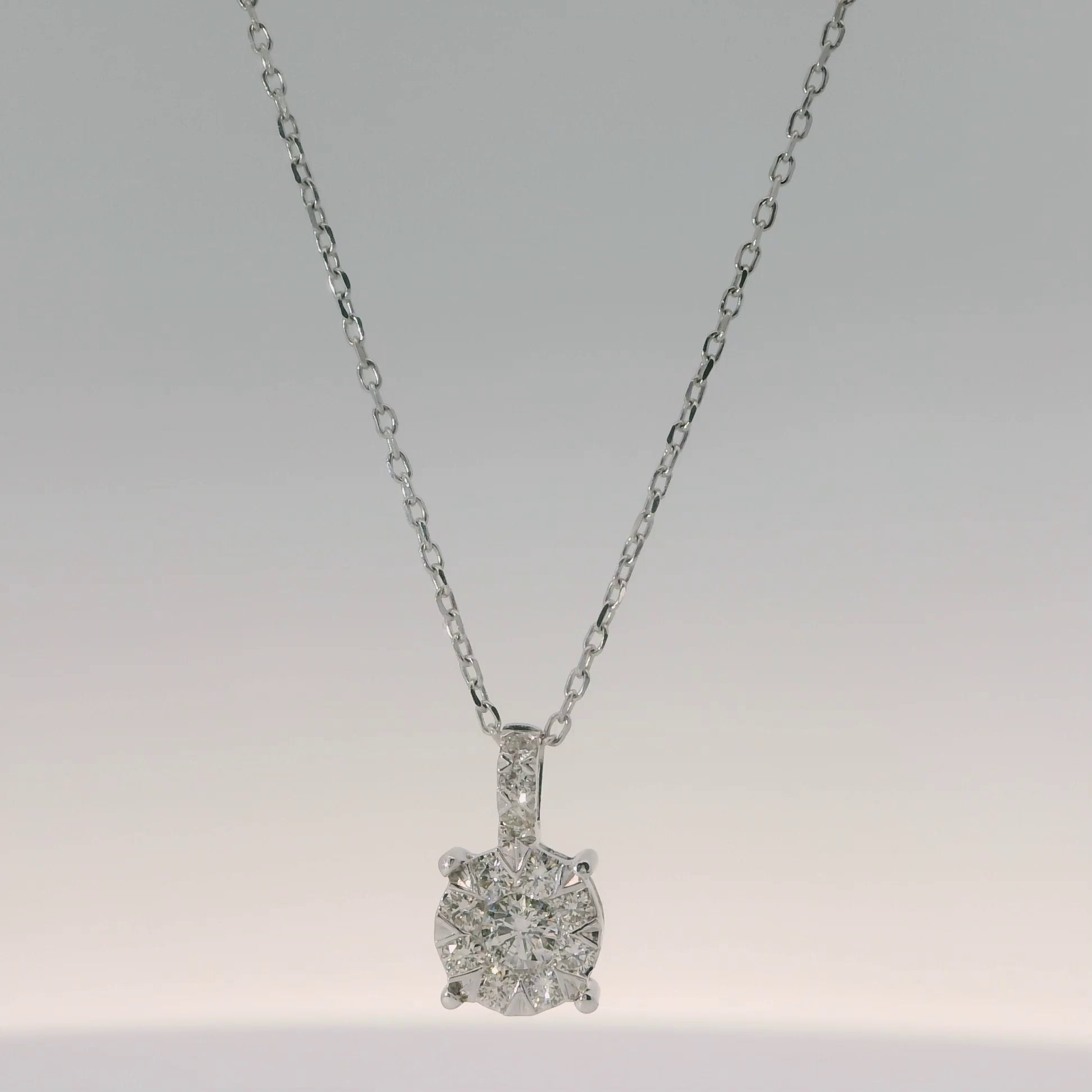 14K 1/3CTW Diamond Necklace