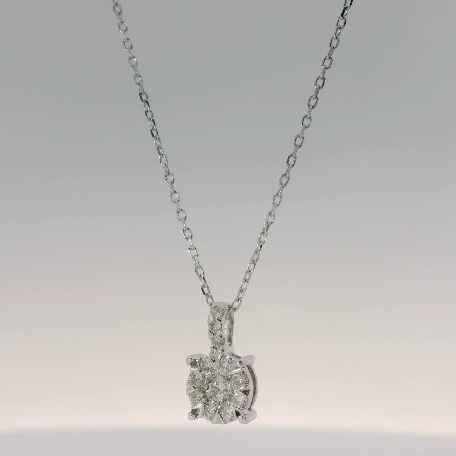 14K 1/3CTW Diamond Necklace