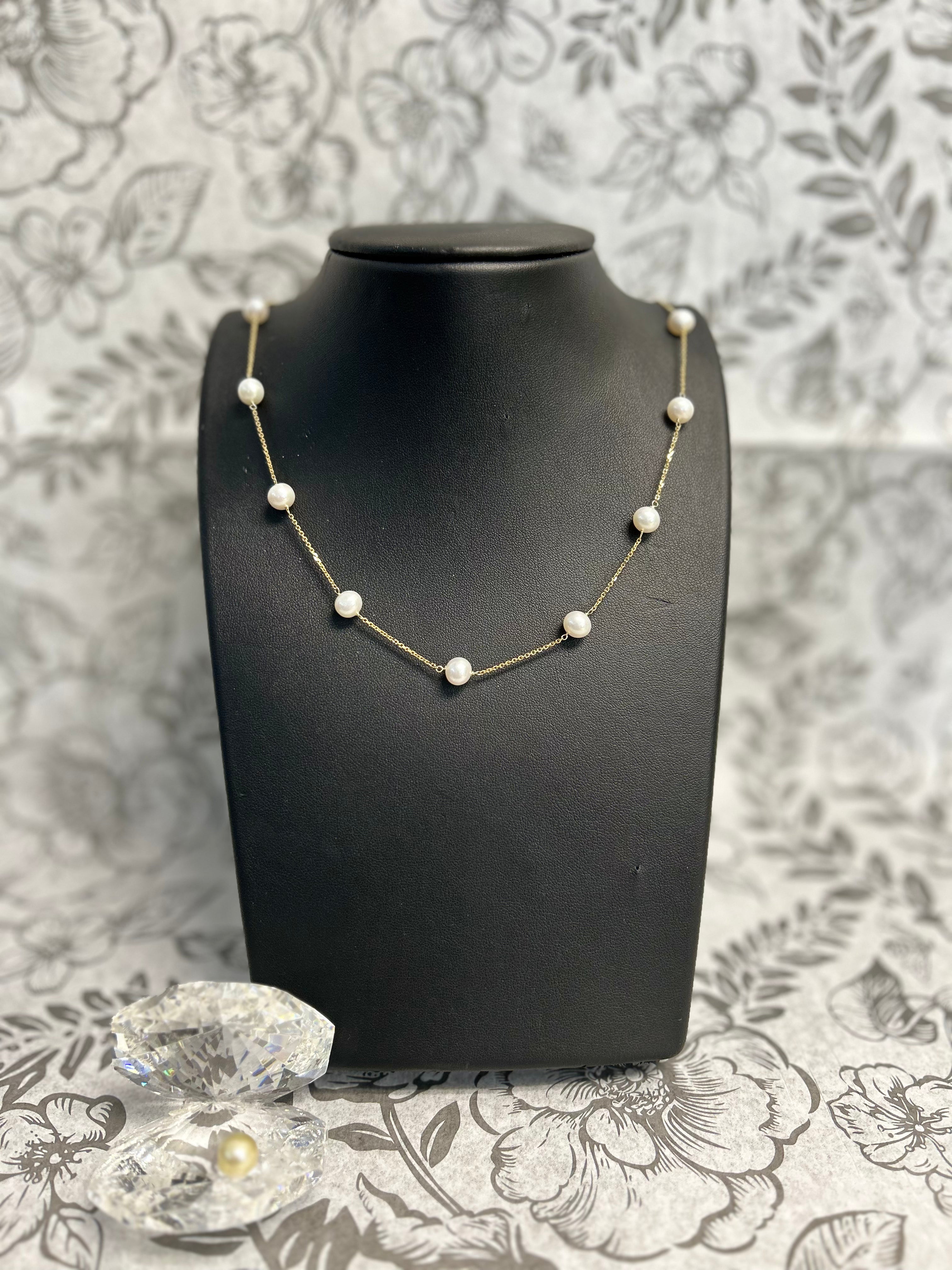 14K Pearl Necklace