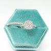 14K 1.30CTW Round Cluster Engagement Set