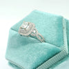 14K Emerald Cut Engagement Ring