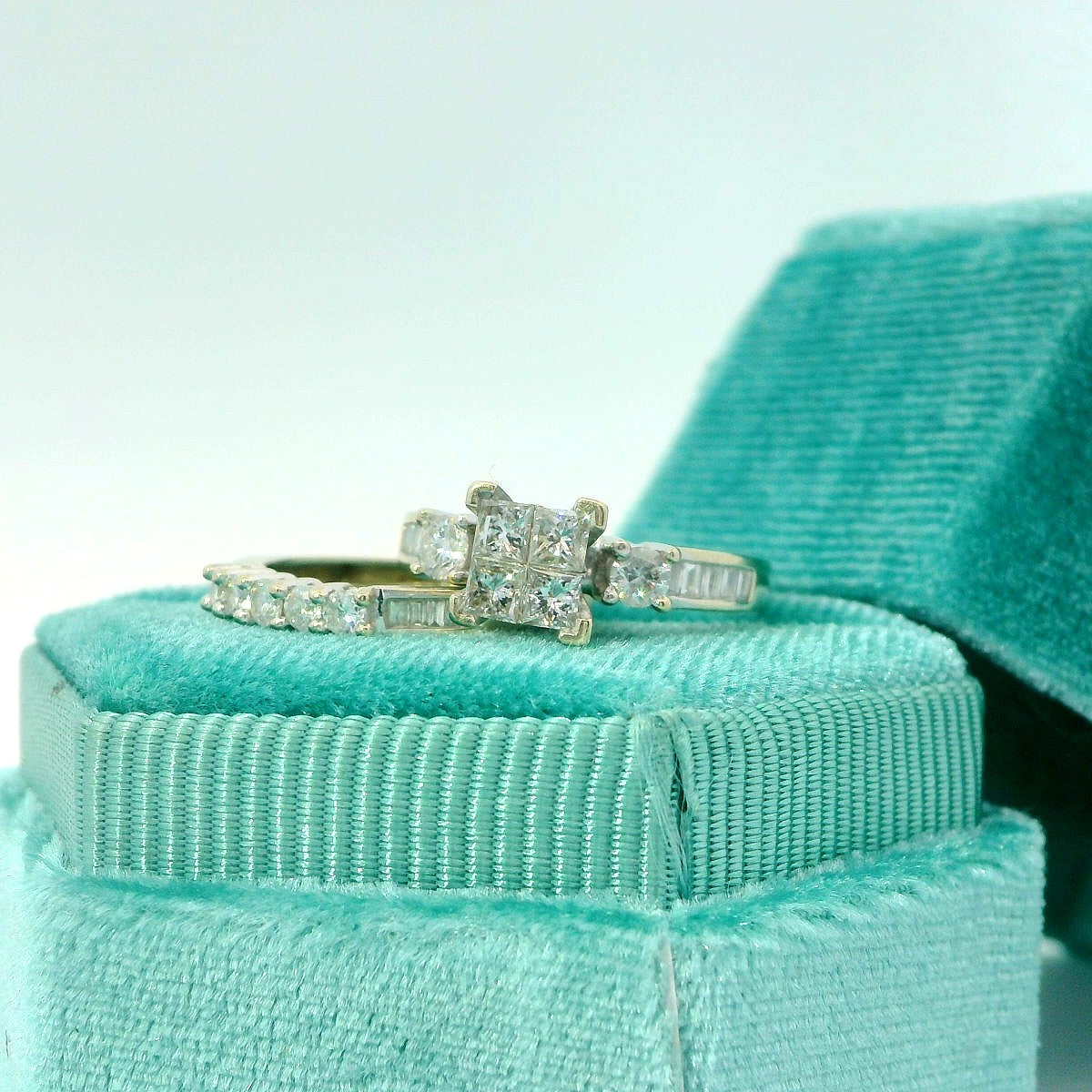 14K Pre-Loved Y/G Engagement Set