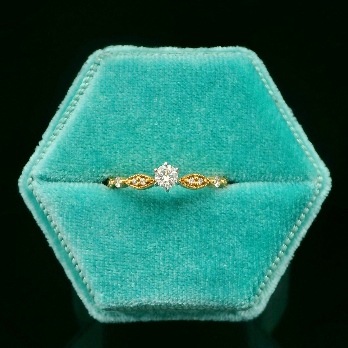 10K Stackable Engagement Ring