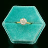 14K Flower Cluster Engagement Ring