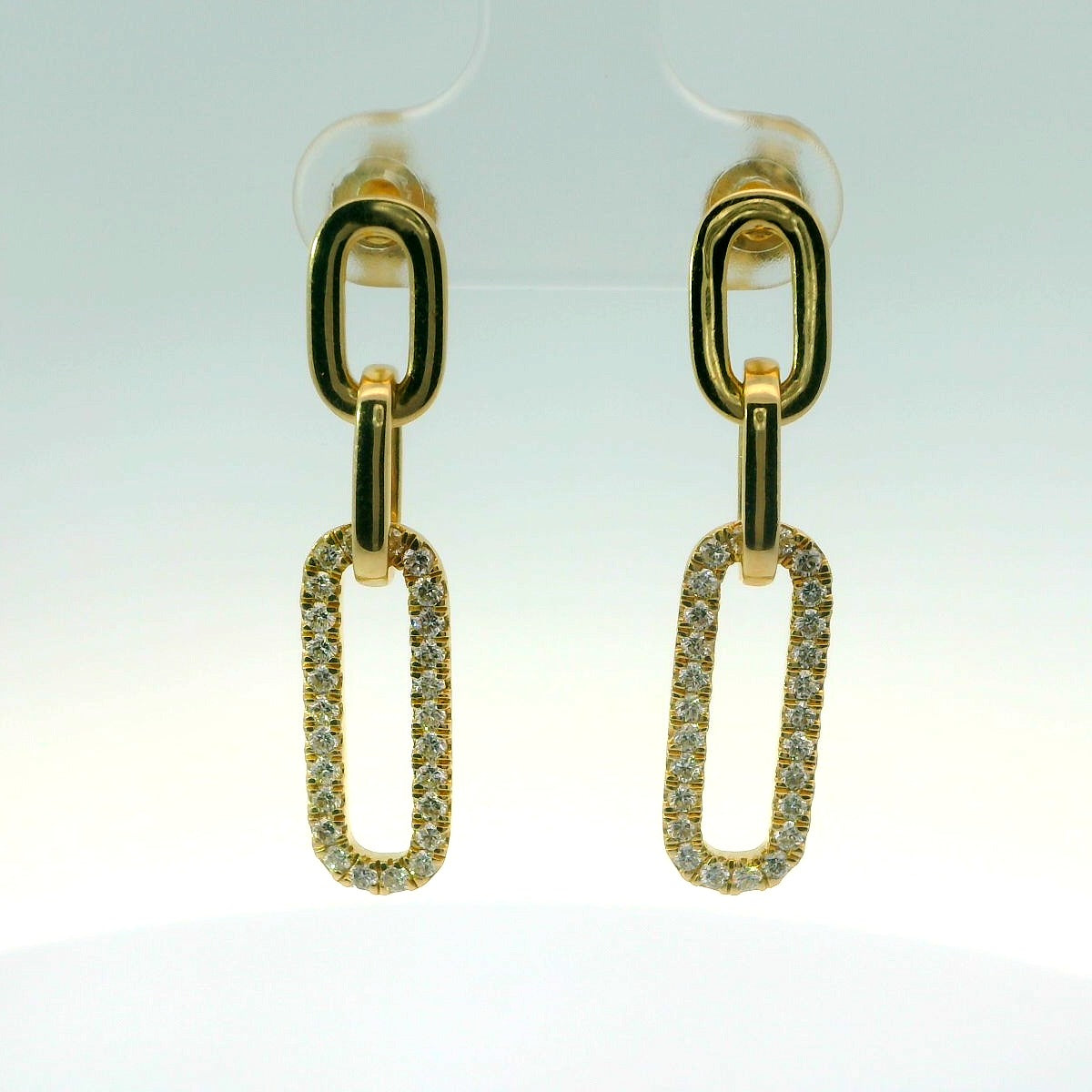 14K Paperclip Earrings