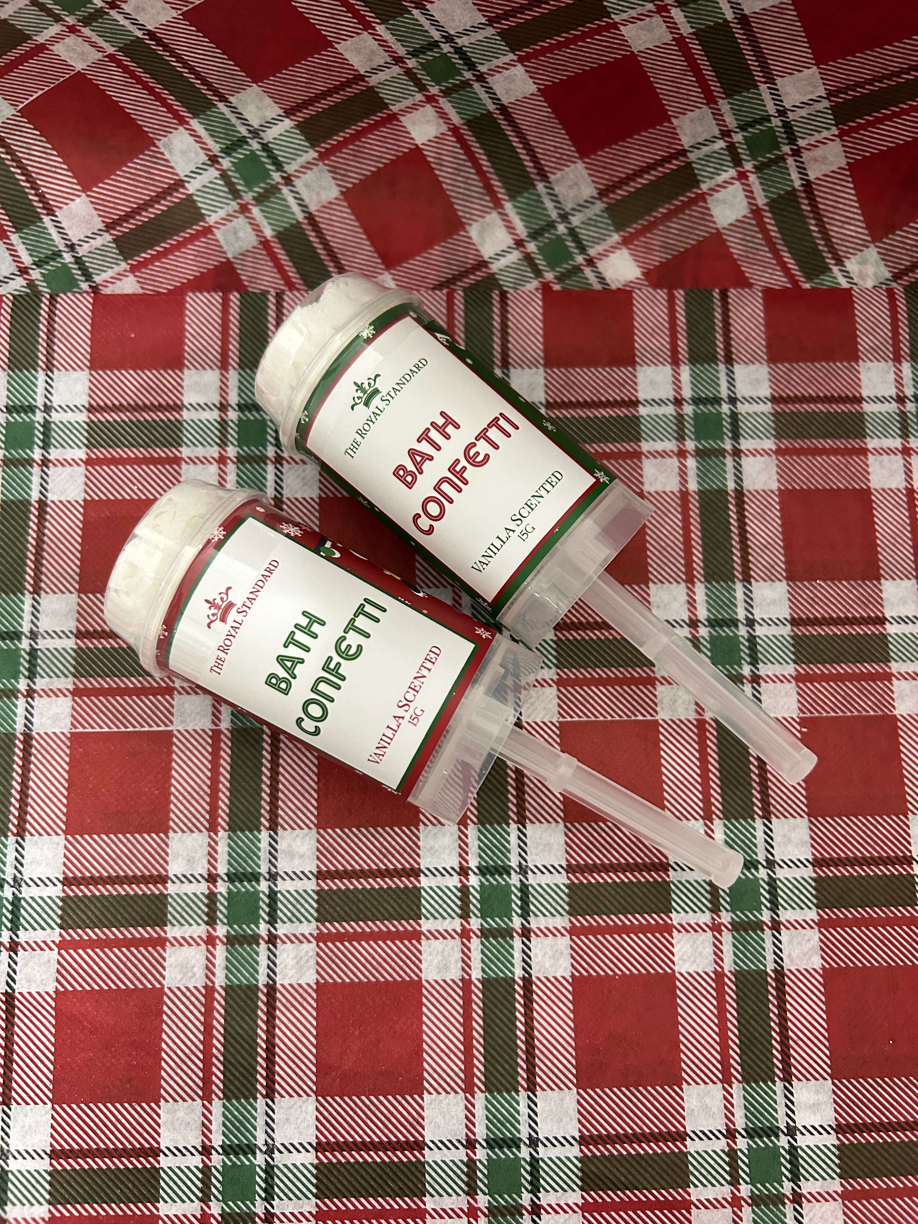 Christmas Confetti Bath Poppers