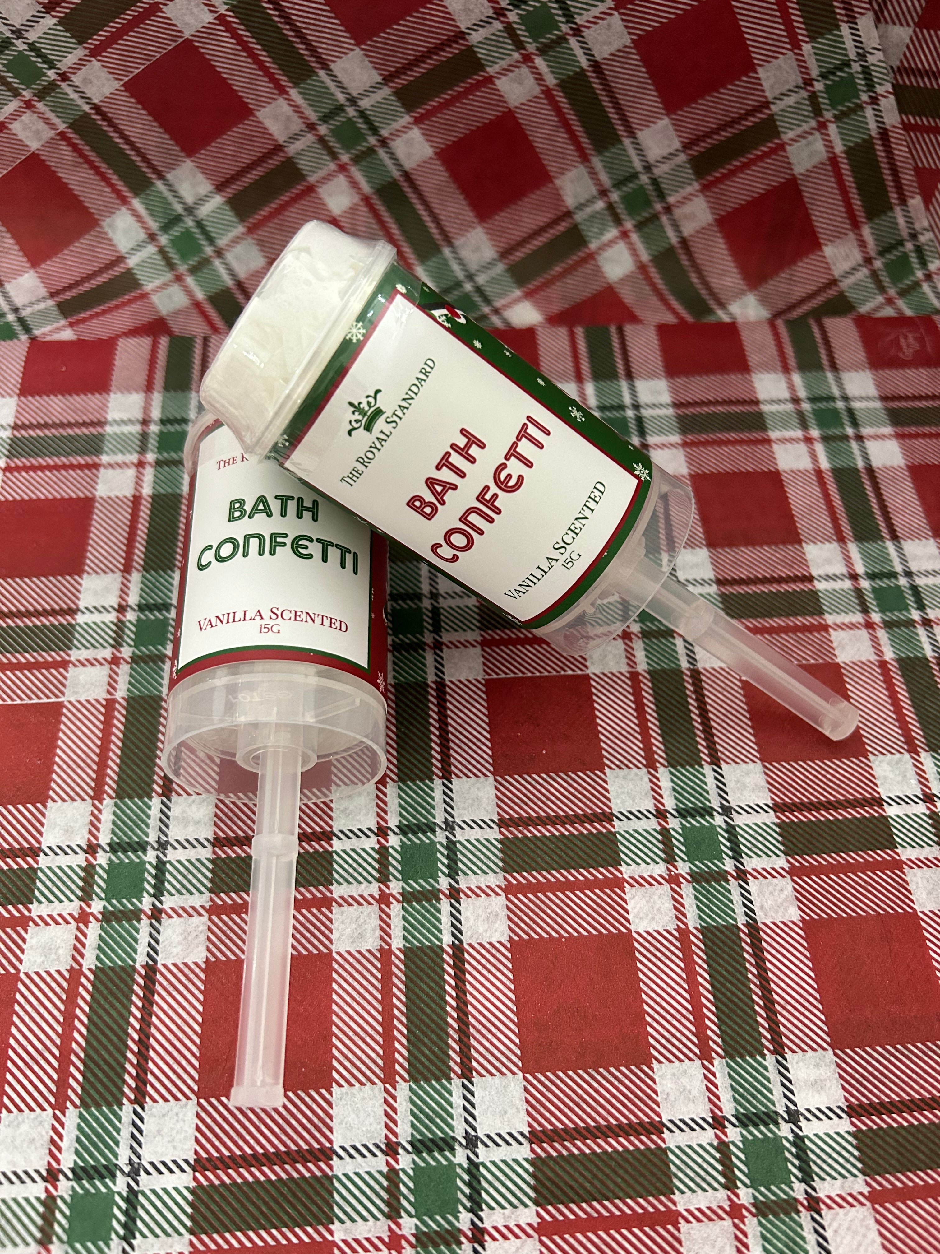 Christmas Confetti Bath Poppers