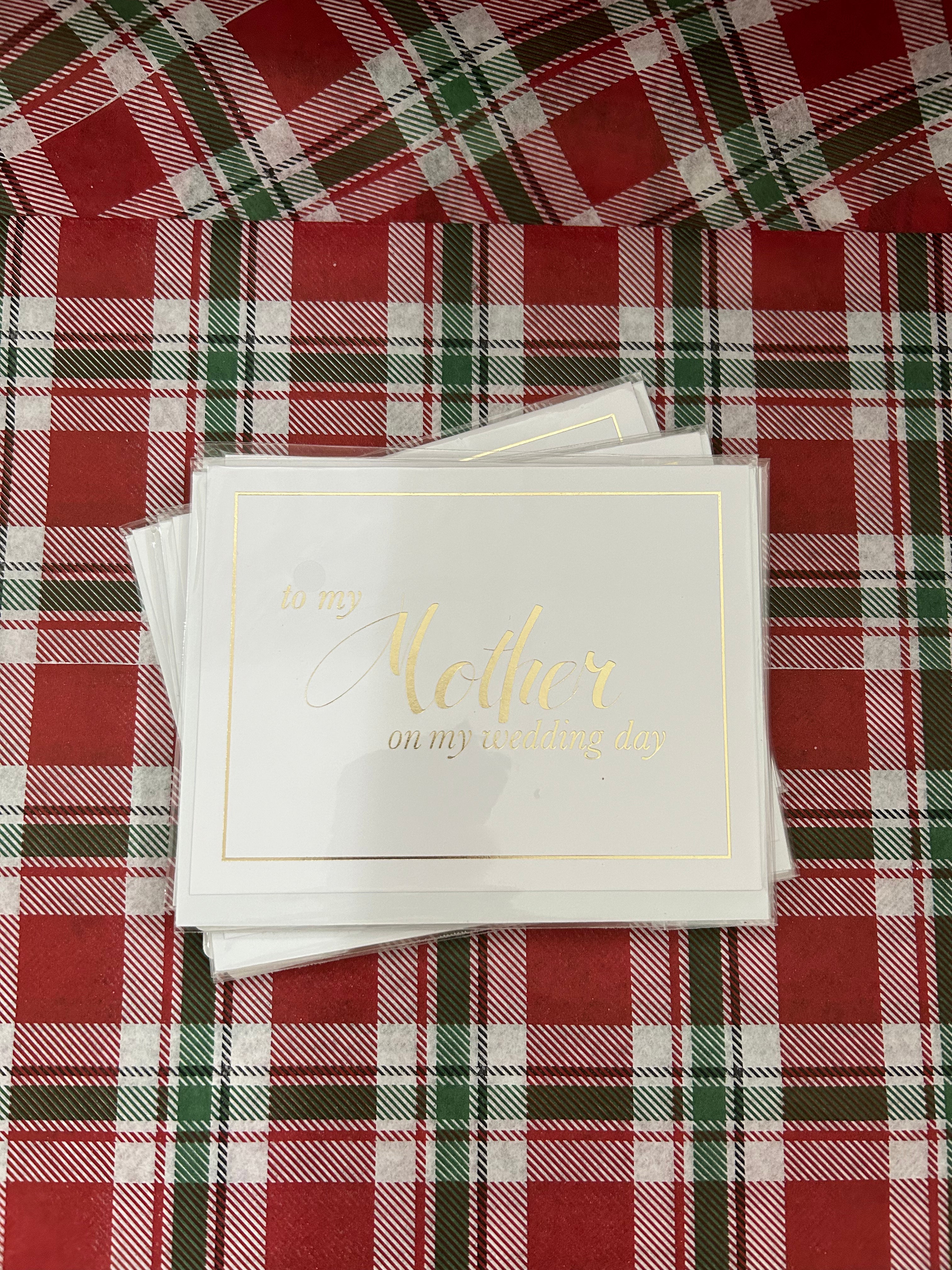 To My Mother Wedding Card