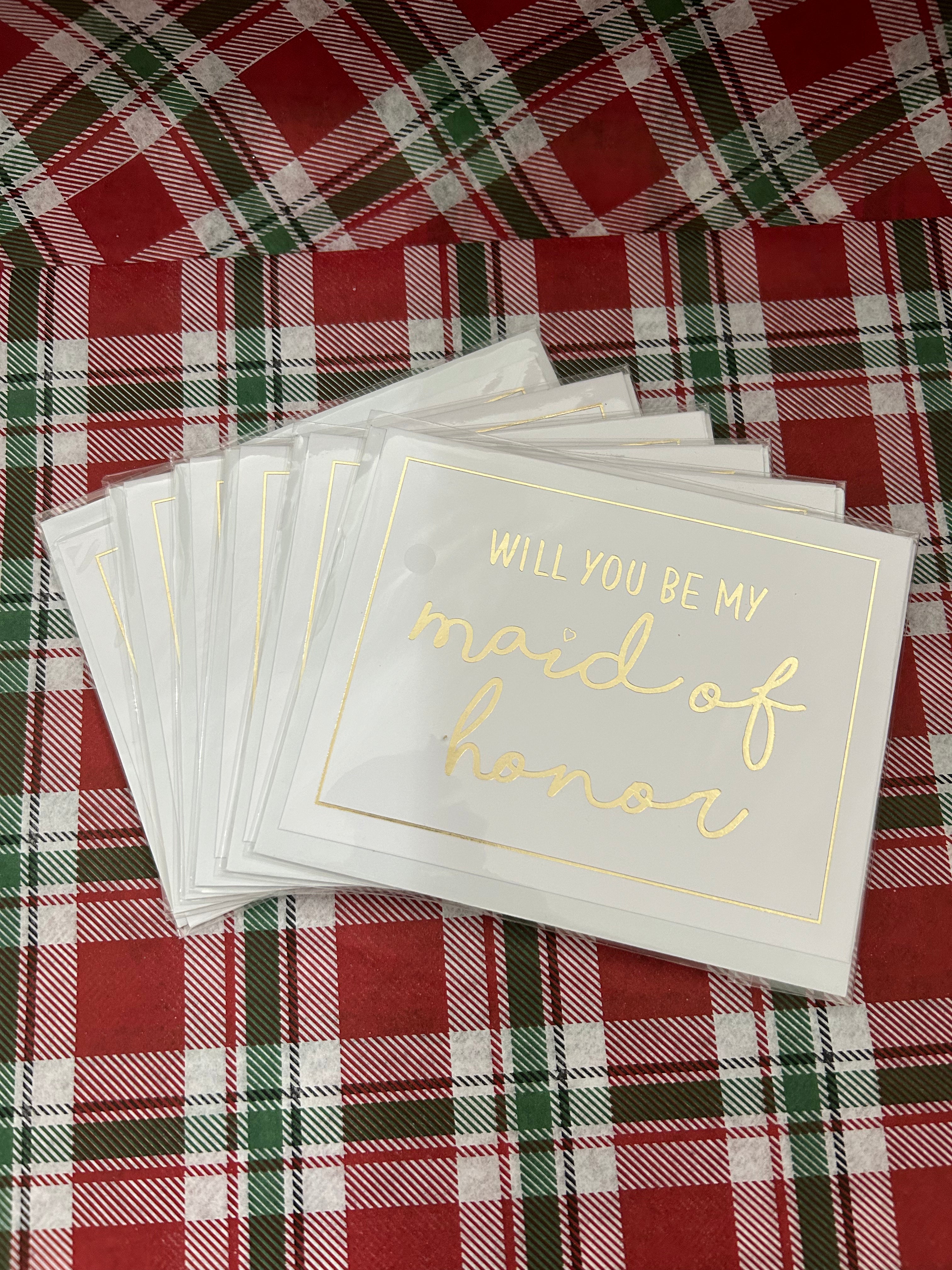 Maid Of Honor Card